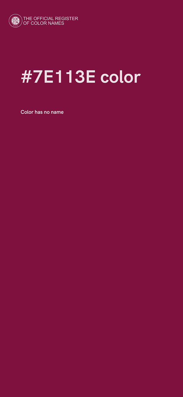 #7E113E color image