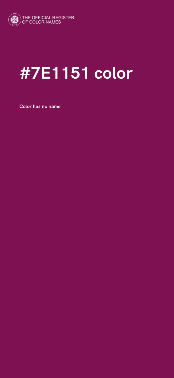 #7E1151 color image