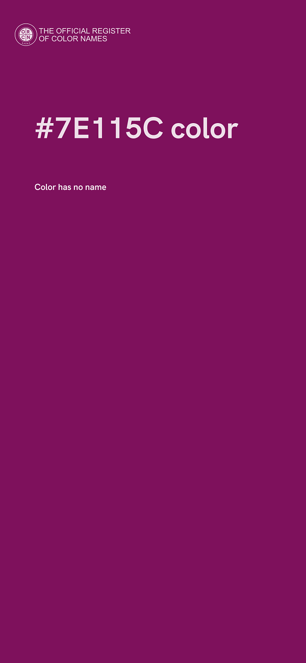 #7E115C color image