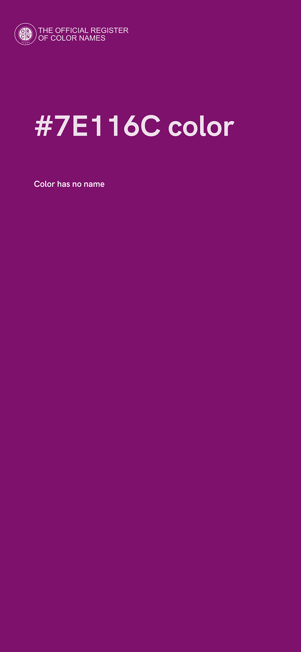#7E116C color image