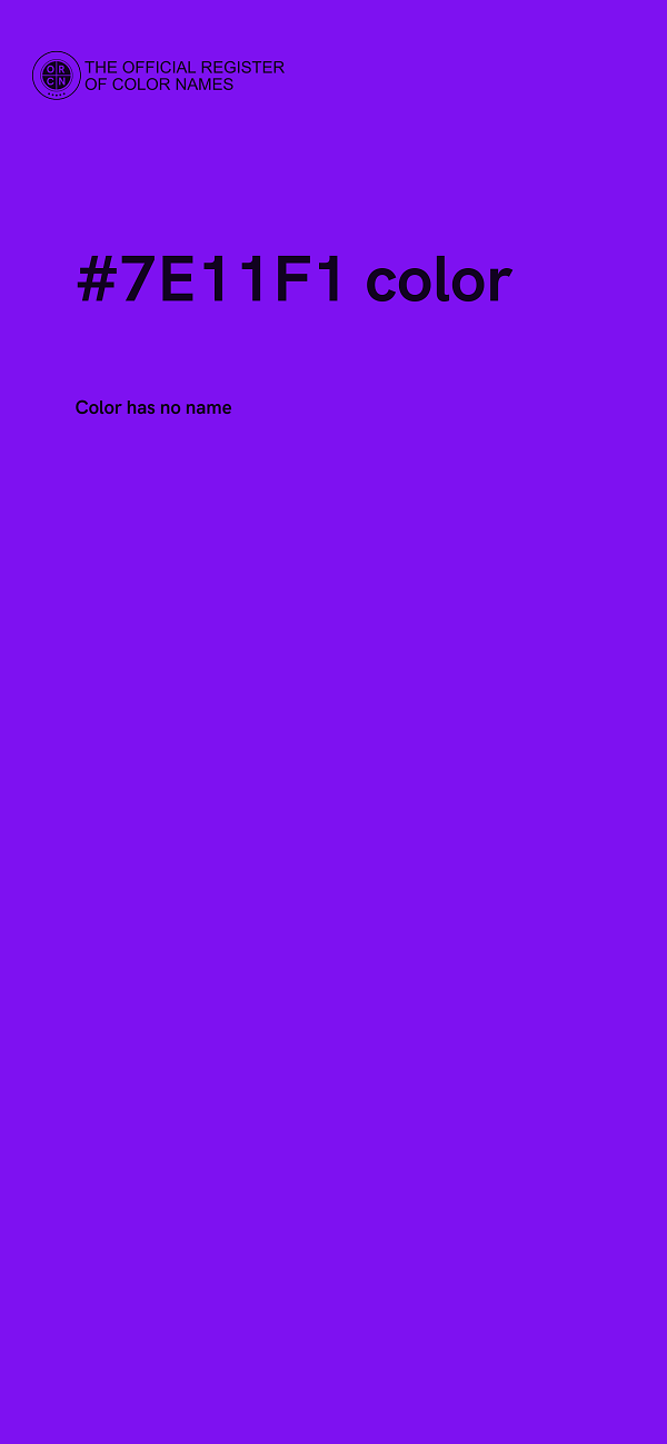#7E11F1 color image