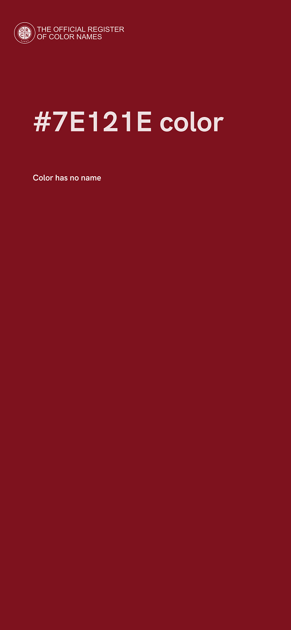 #7E121E color image