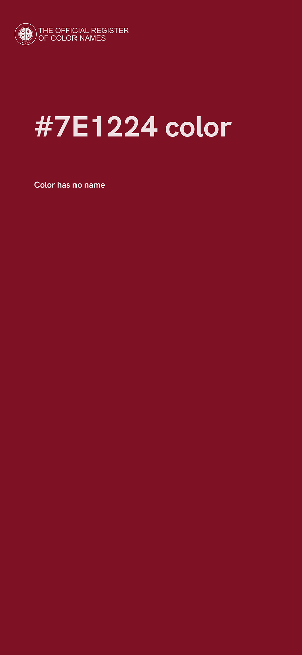 #7E1224 color image