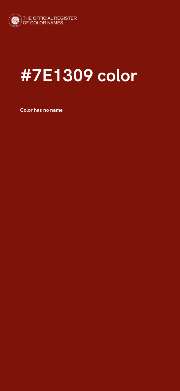 #7E1309 color image