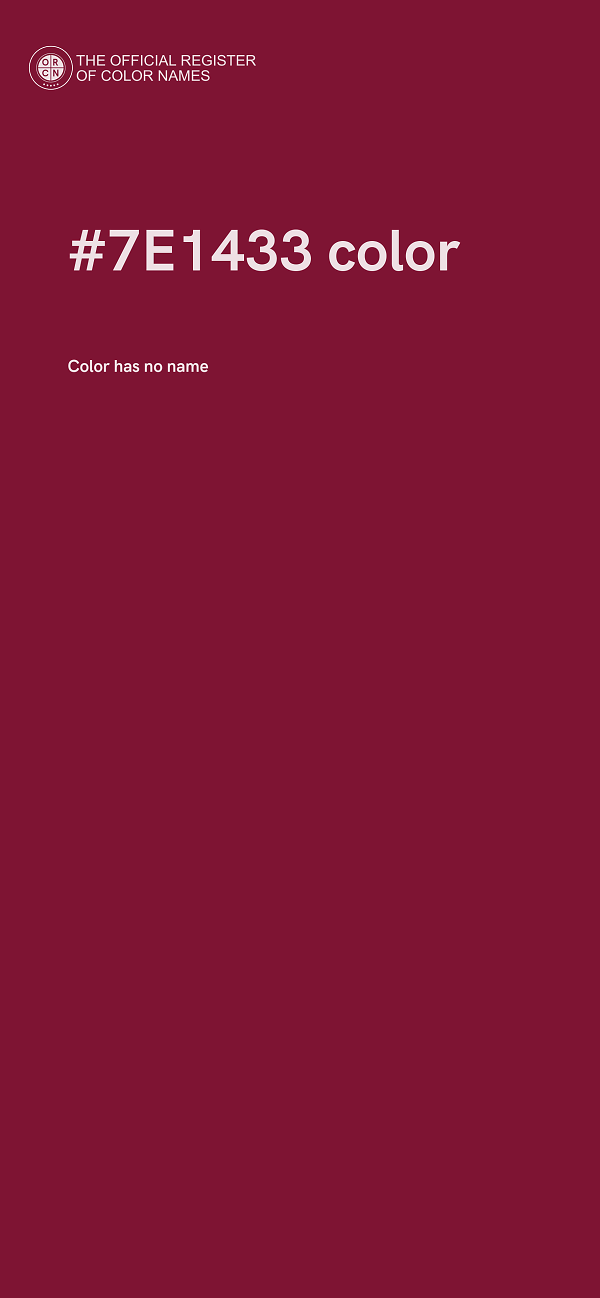 #7E1433 color image