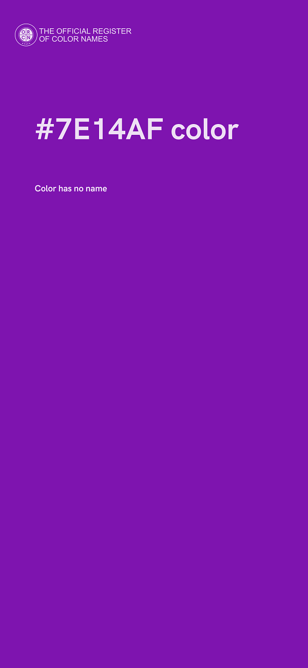 #7E14AF color image
