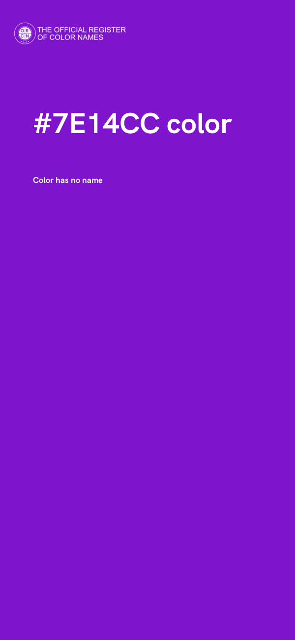 #7E14CC color image