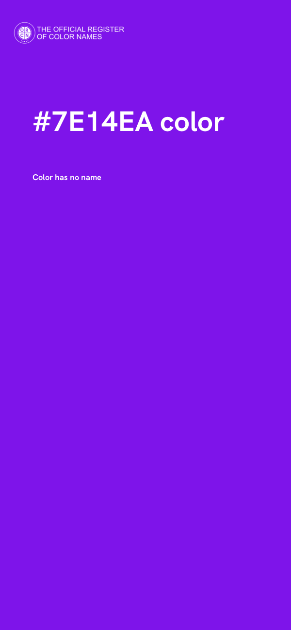 #7E14EA color image