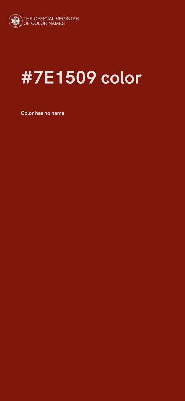 #7E1509 color image