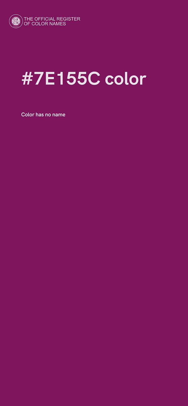 #7E155C color image
