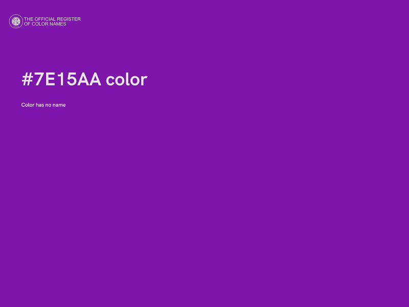 #7E15AA color image