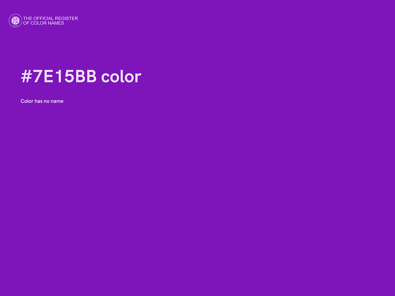 #7E15BB color image