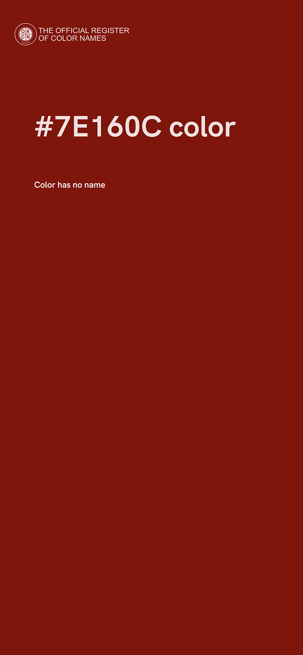 #7E160C color image