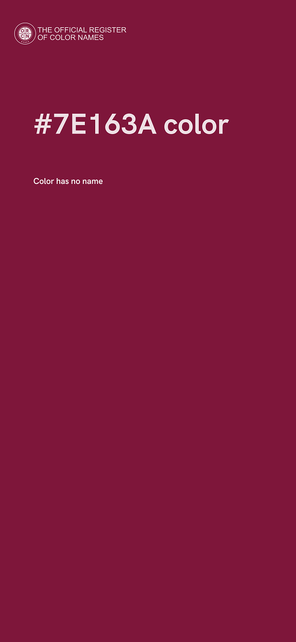 #7E163A color image