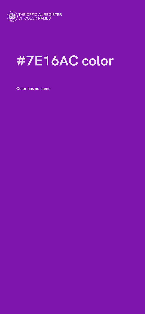 #7E16AC color image
