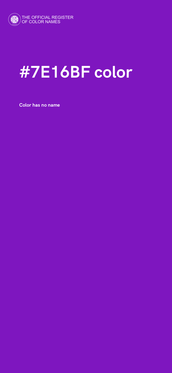 #7E16BF color image