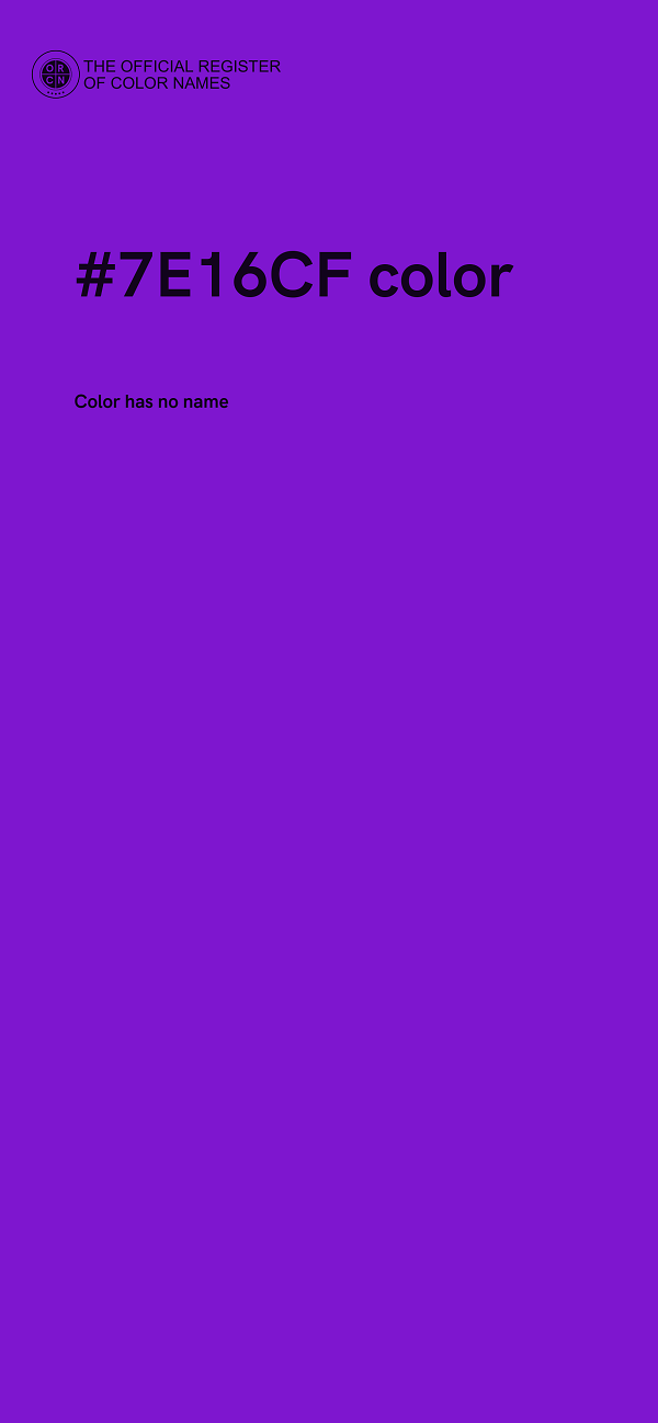 #7E16CF color image