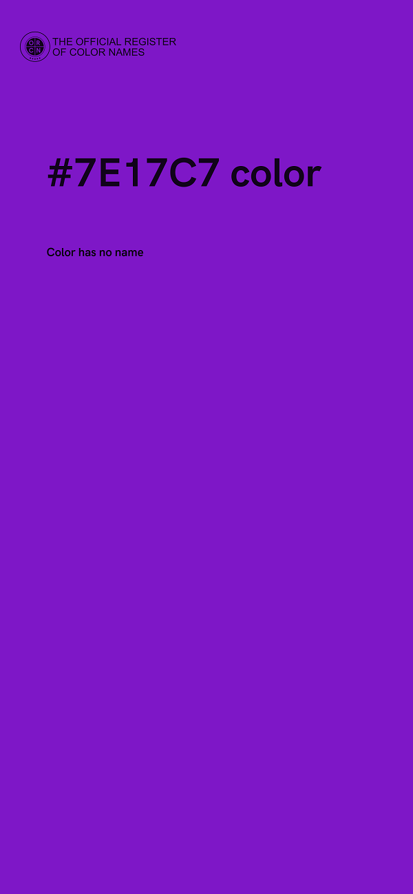 #7E17C7 color image