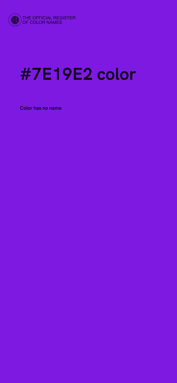 #7E19E2 color image