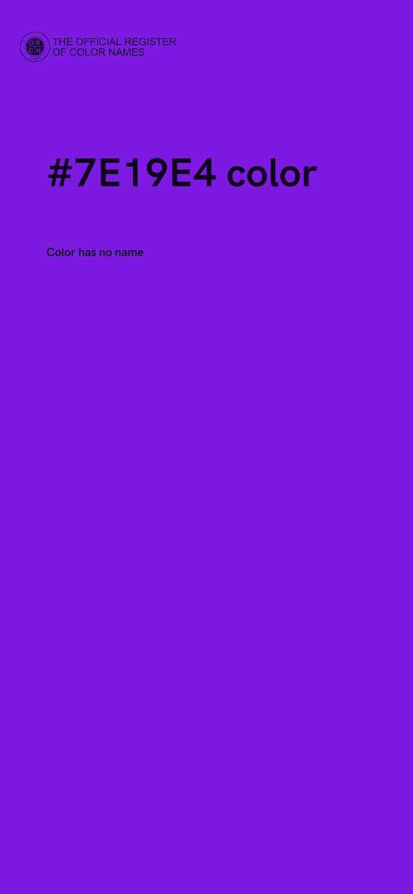 #7E19E4 color image