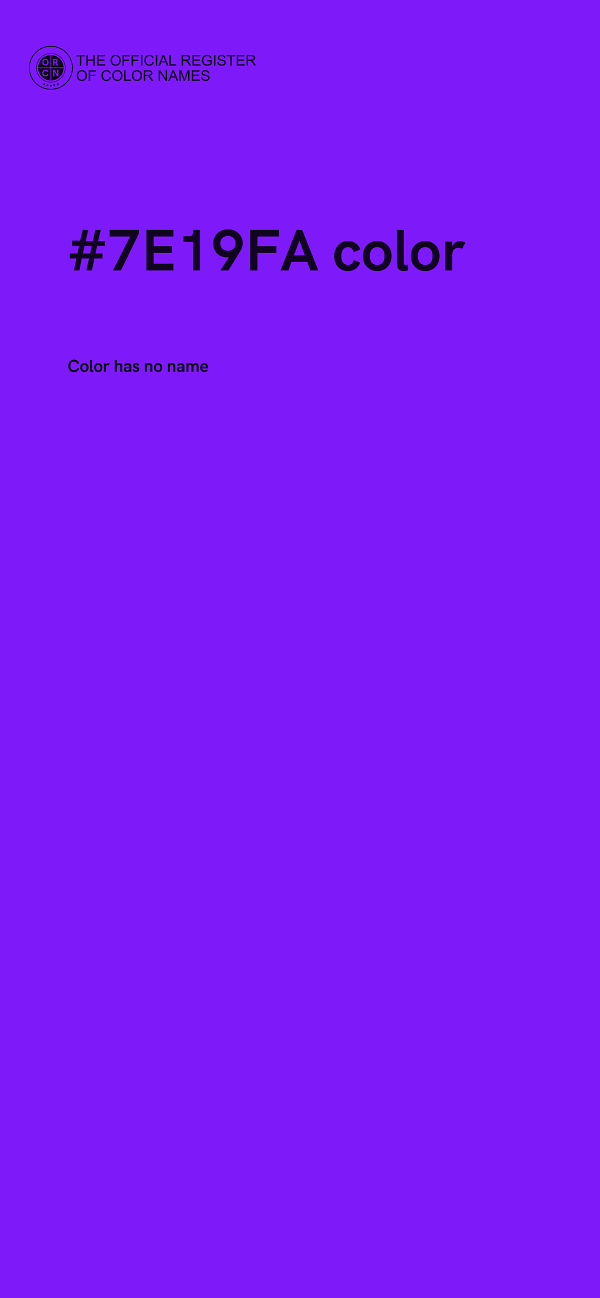 #7E19FA color image