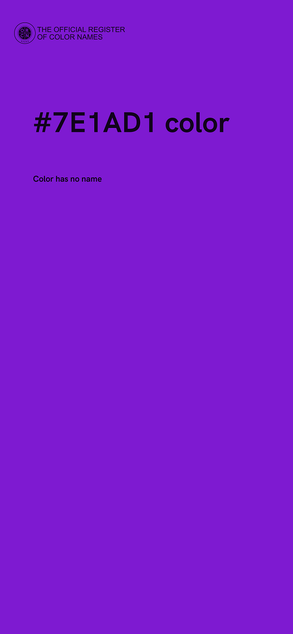 #7E1AD1 color image