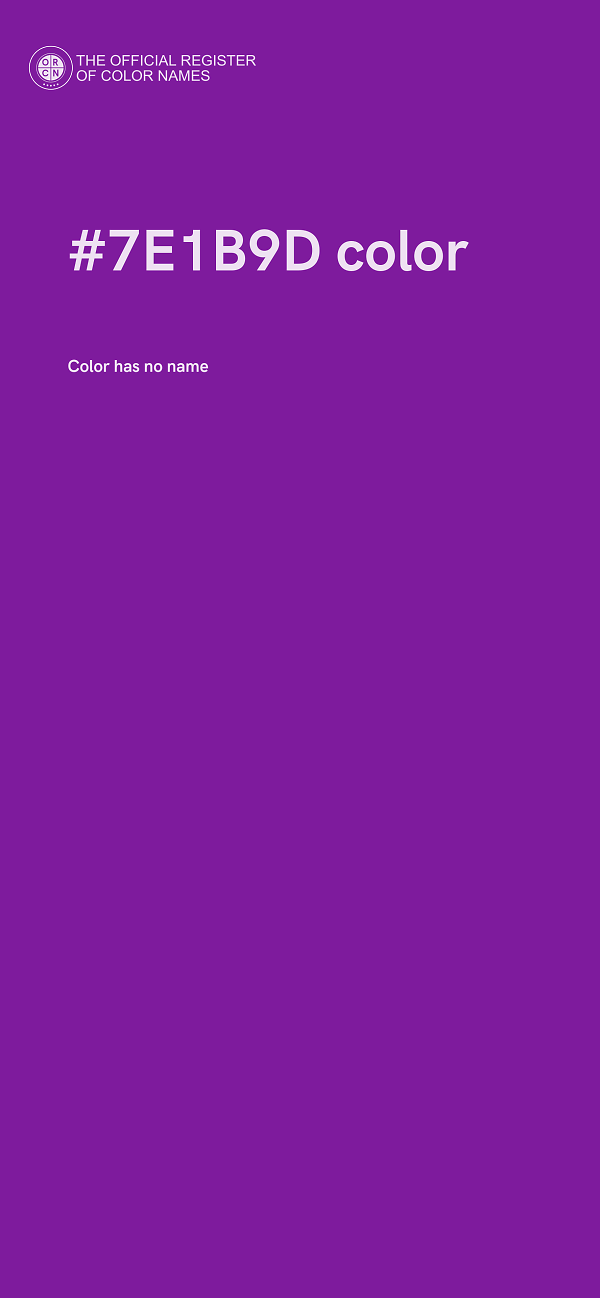 #7E1B9D color image