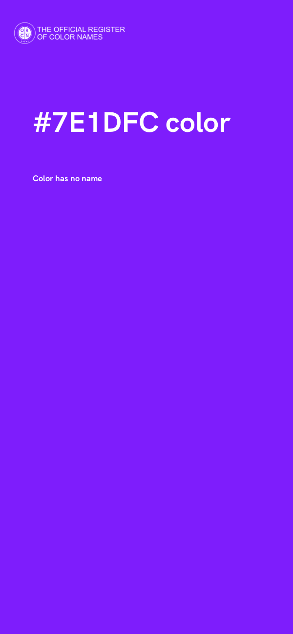 #7E1DFC color image