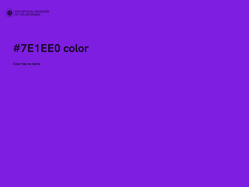 #7E1EE0 color image