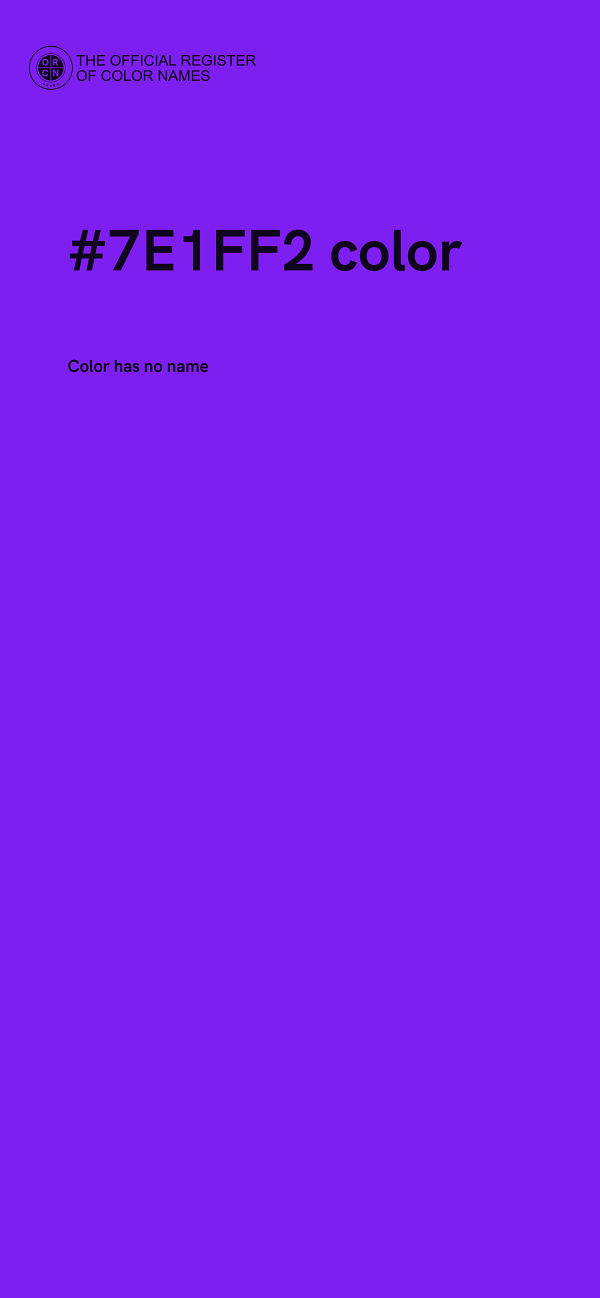 #7E1FF2 color image
