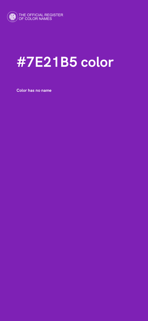#7E21B5 color image