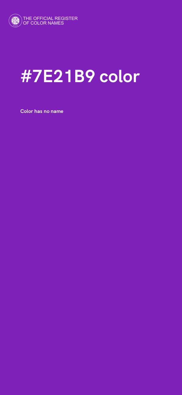 #7E21B9 color image