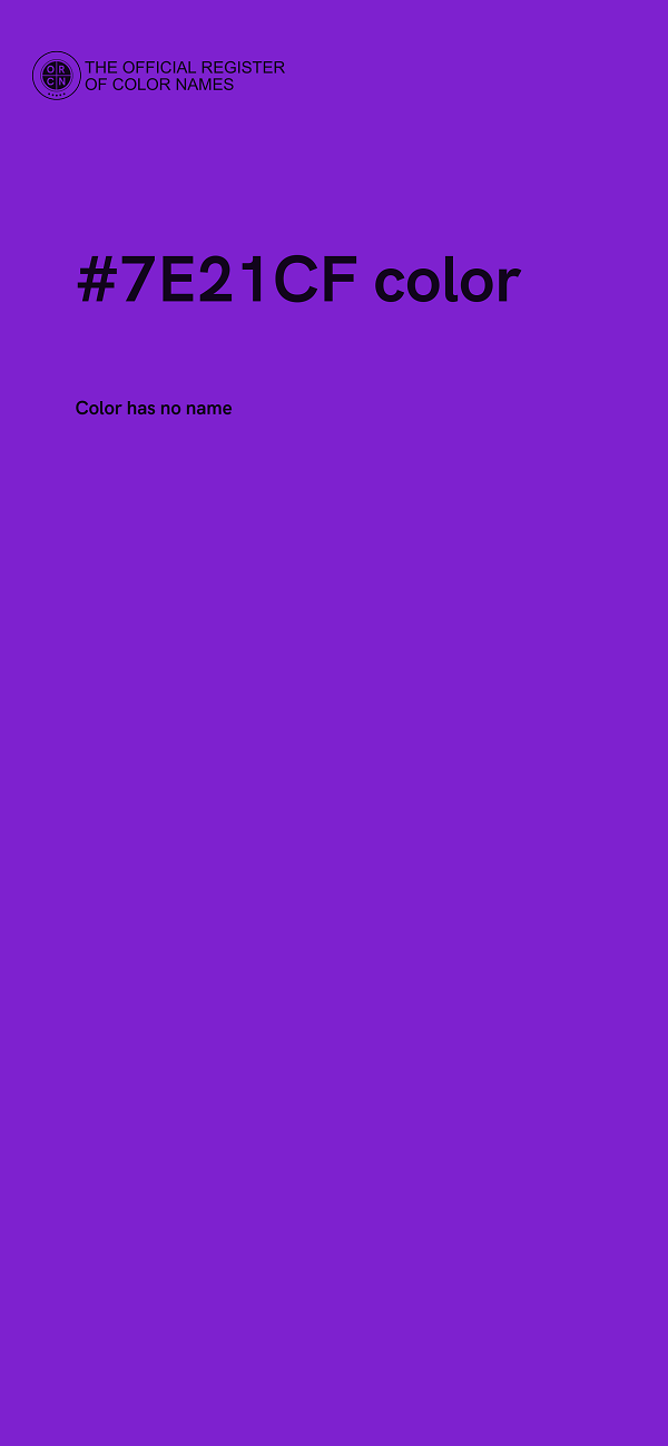 #7E21CF color image