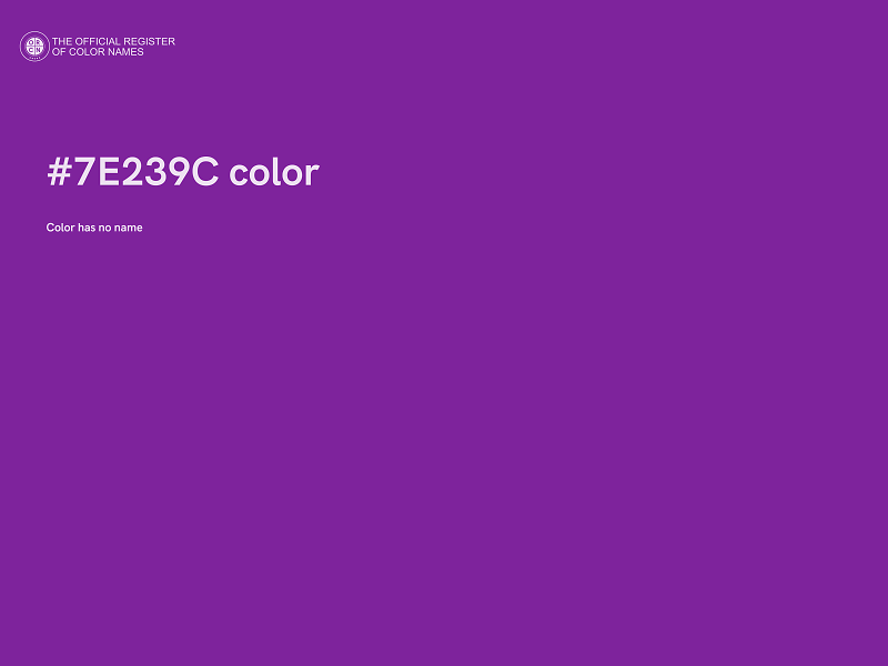 #7E239C color image
