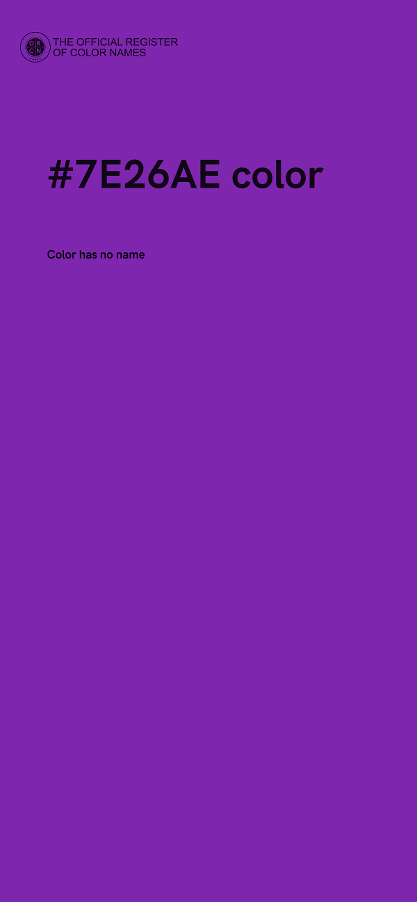 #7E26AE color image