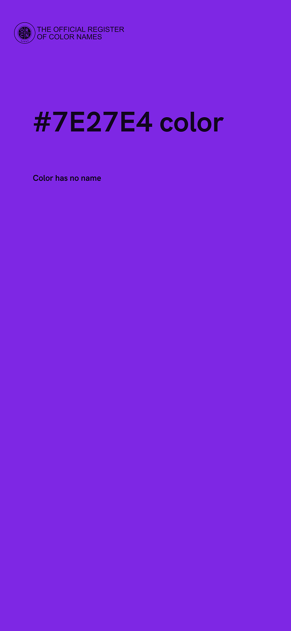 #7E27E4 color image