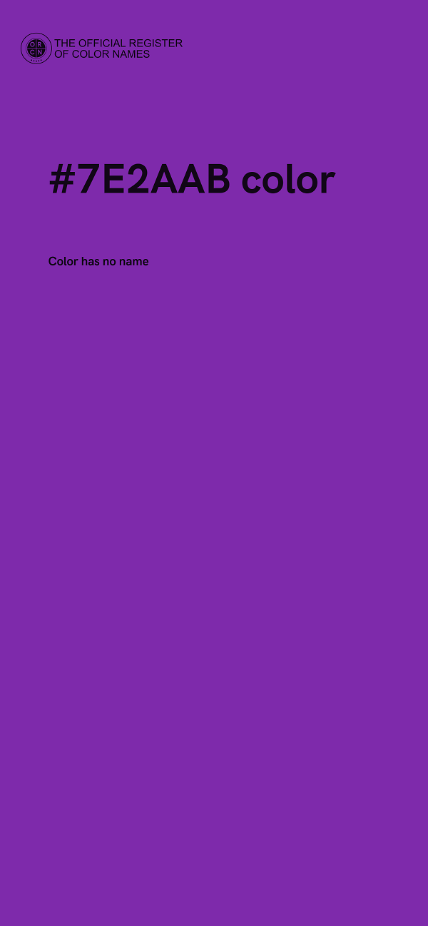 #7E2AAB color image