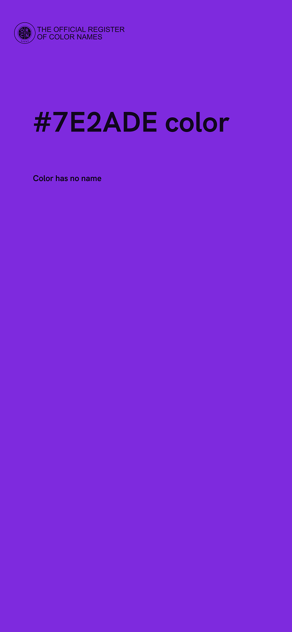 #7E2ADE color image
