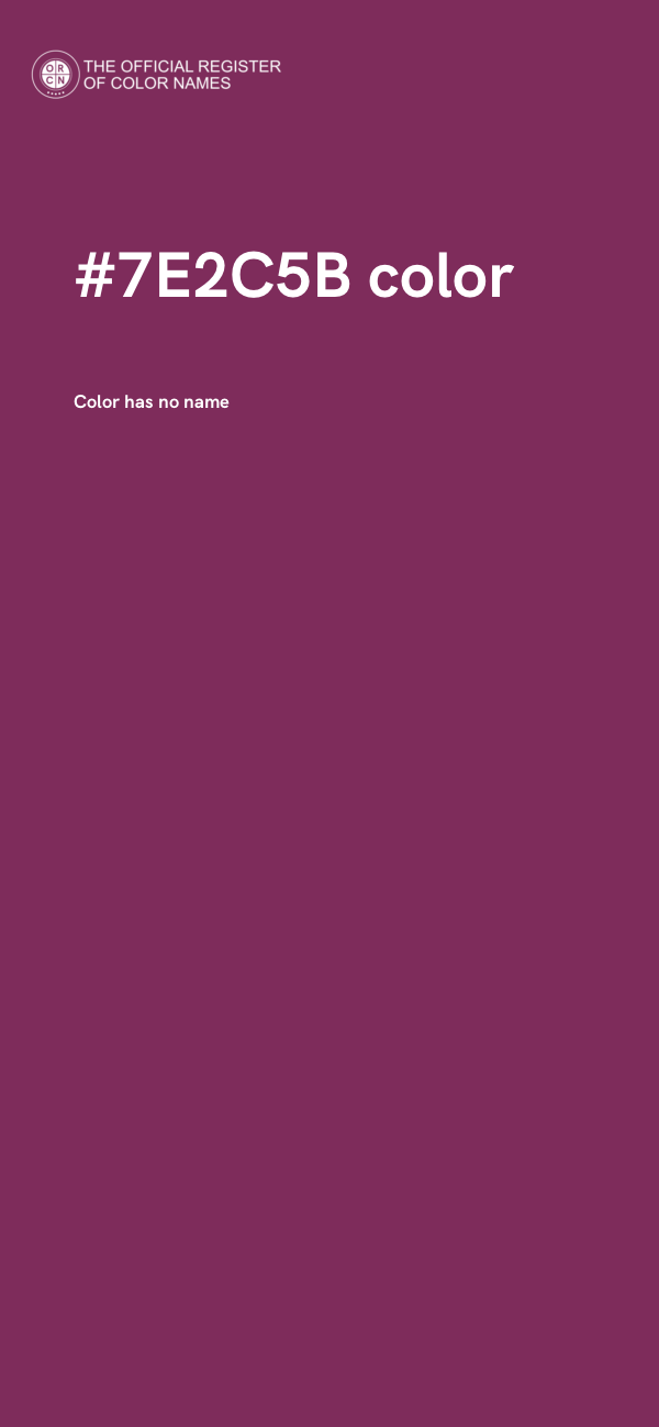 #7E2C5B color image