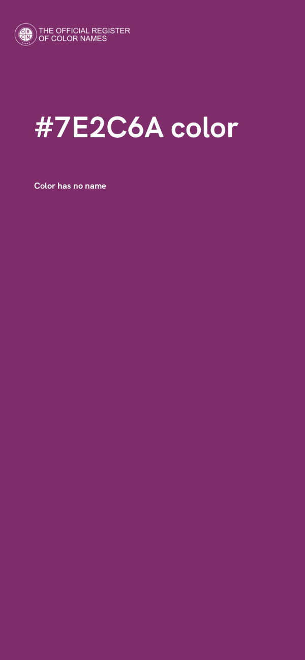 #7E2C6A color image