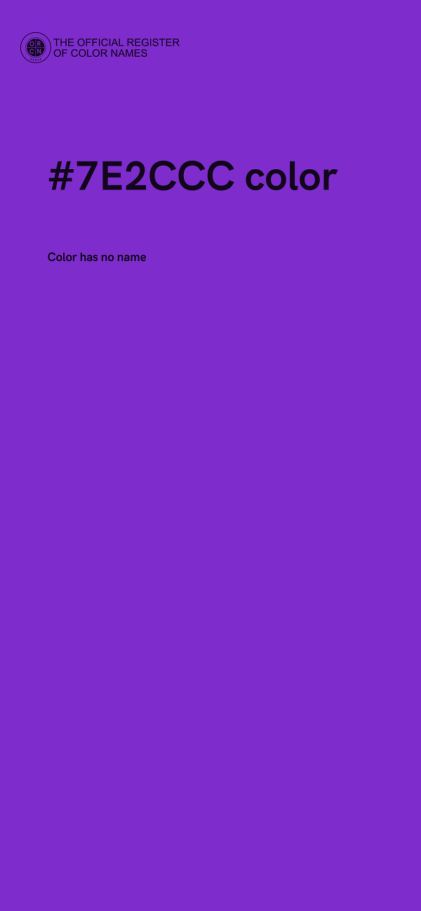 #7E2CCC color image