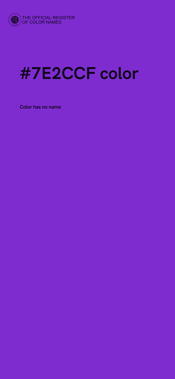 #7E2CCF color image