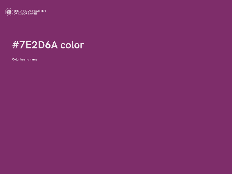 #7E2D6A color image