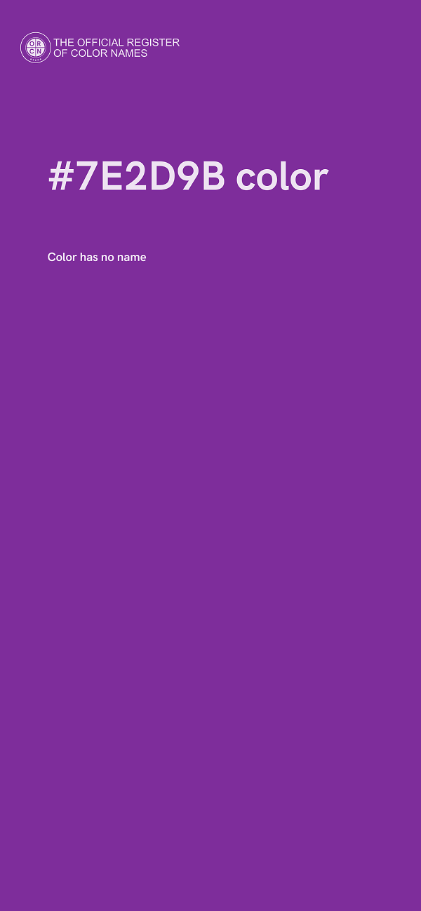 #7E2D9B color image