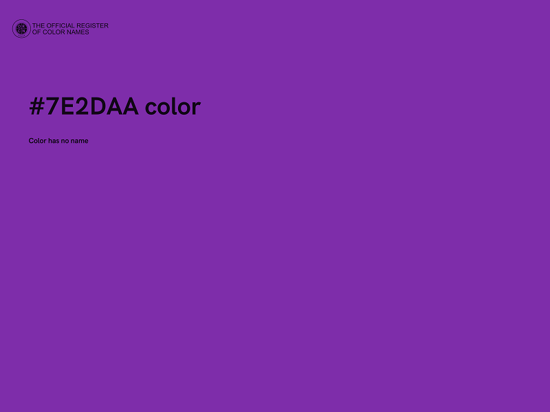 #7E2DAA color image