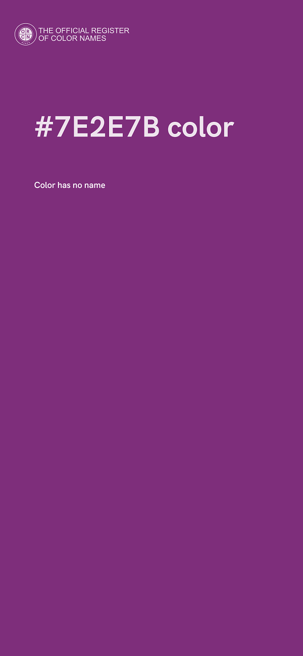 #7E2E7B color image