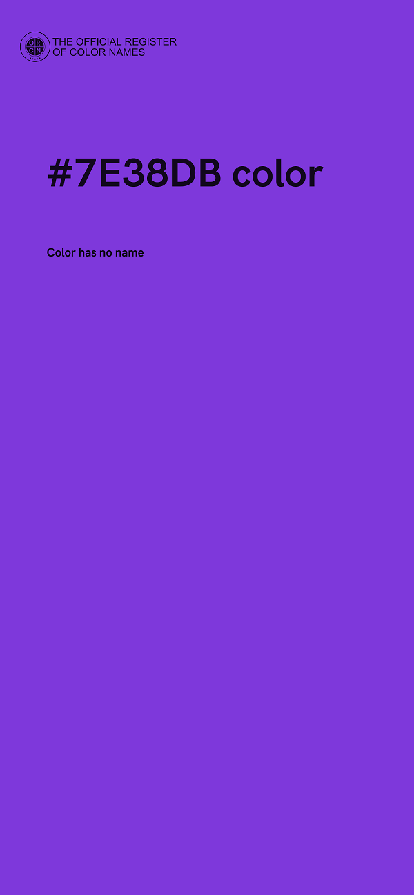 #7E38DB color image