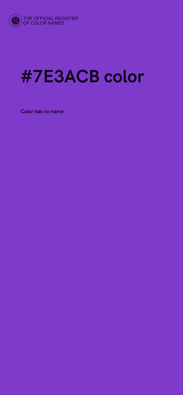 #7E3ACB color image