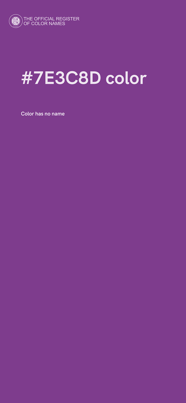 #7E3C8D color image