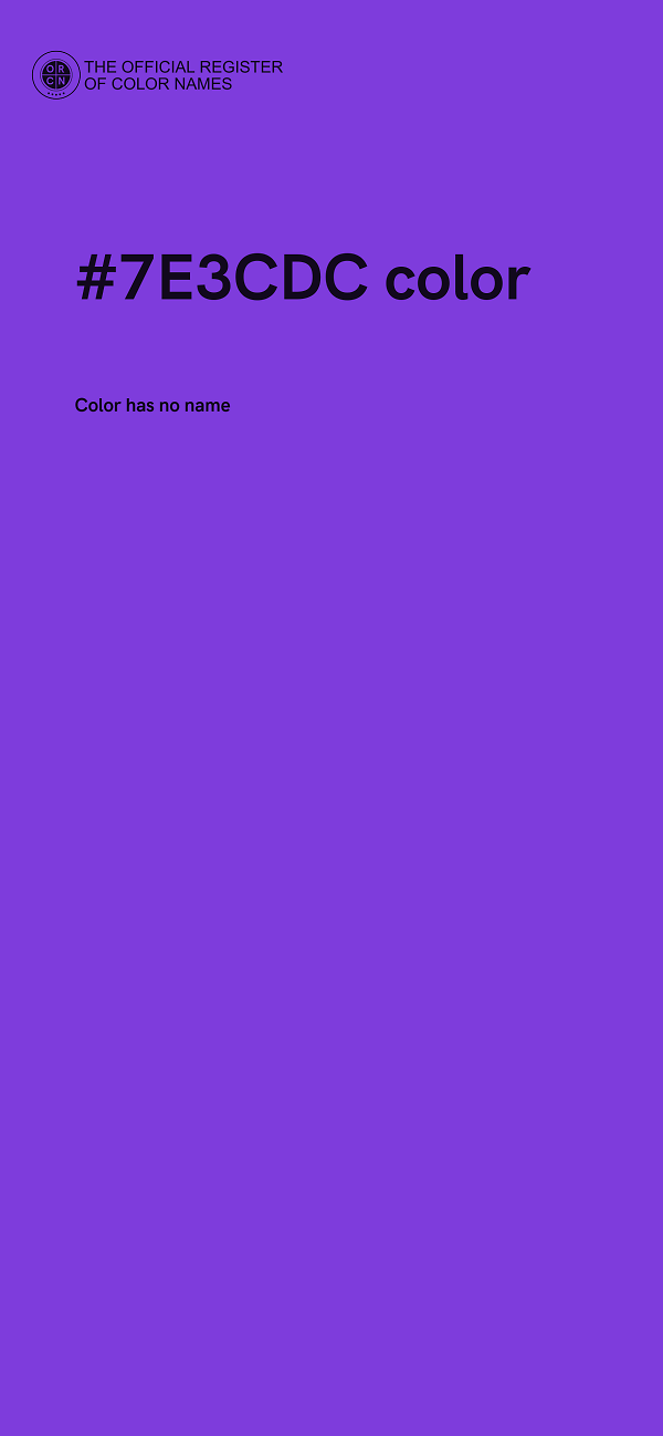 #7E3CDC color image
